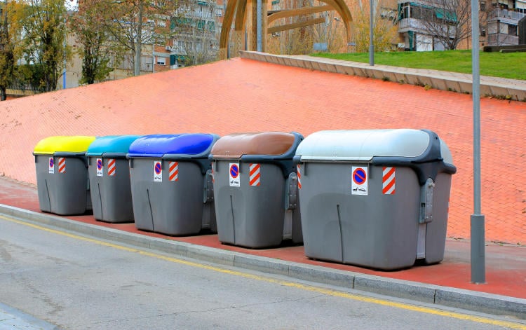 Contenedores de reciclaje Contenedores de reciclaje
