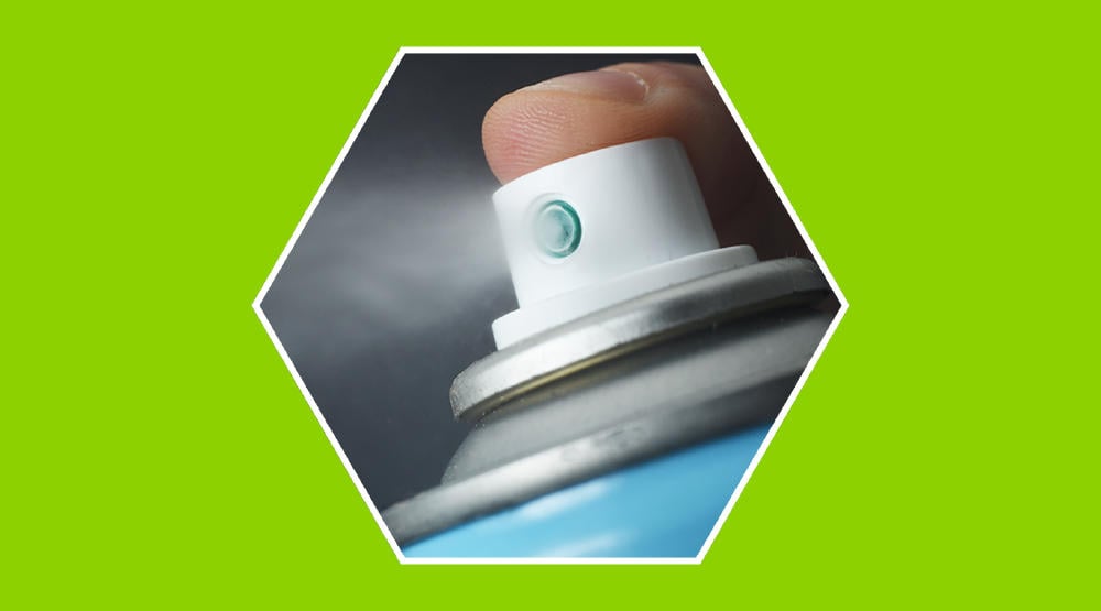 Representación de un aerosol