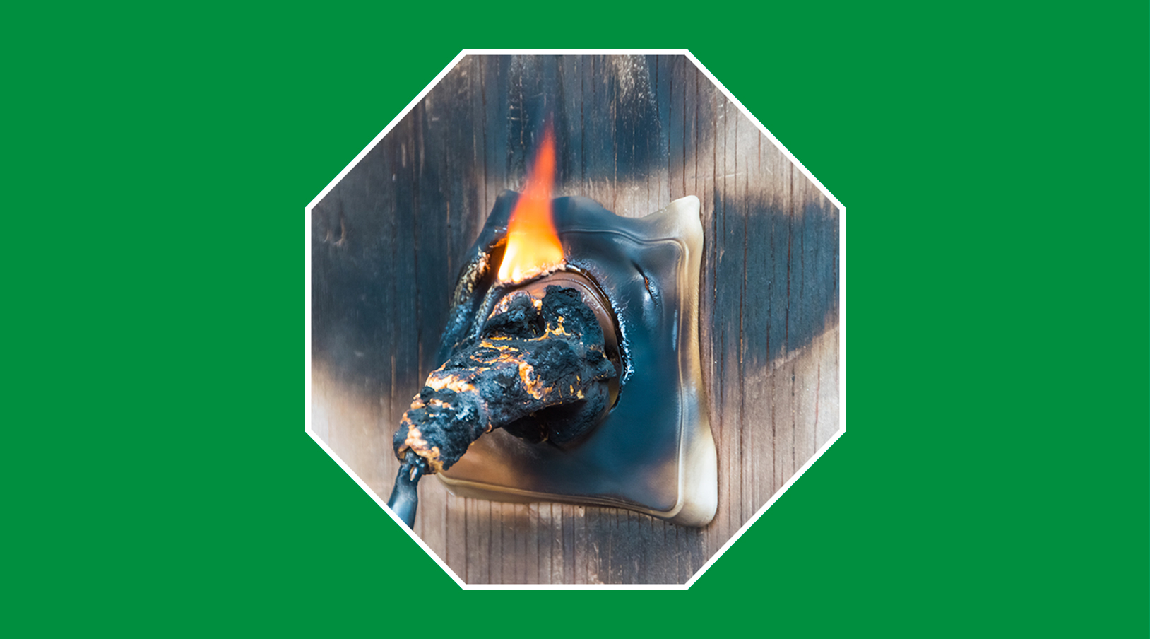 Apagar un incendio eléctrico de forma segura