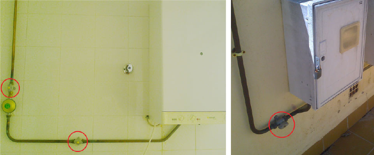 cerrar llave de paso gas cerrar llave de paso gas