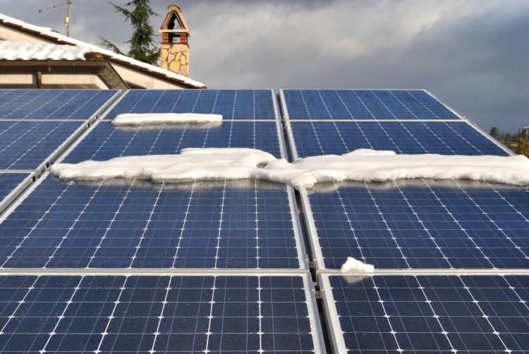 hielo placas solares hielo placas solares