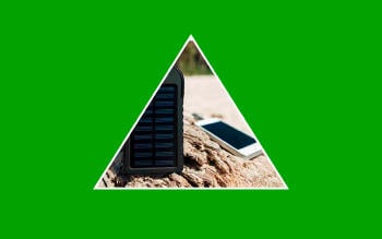 Teléfonos con energía solar, tecnología sostenible.