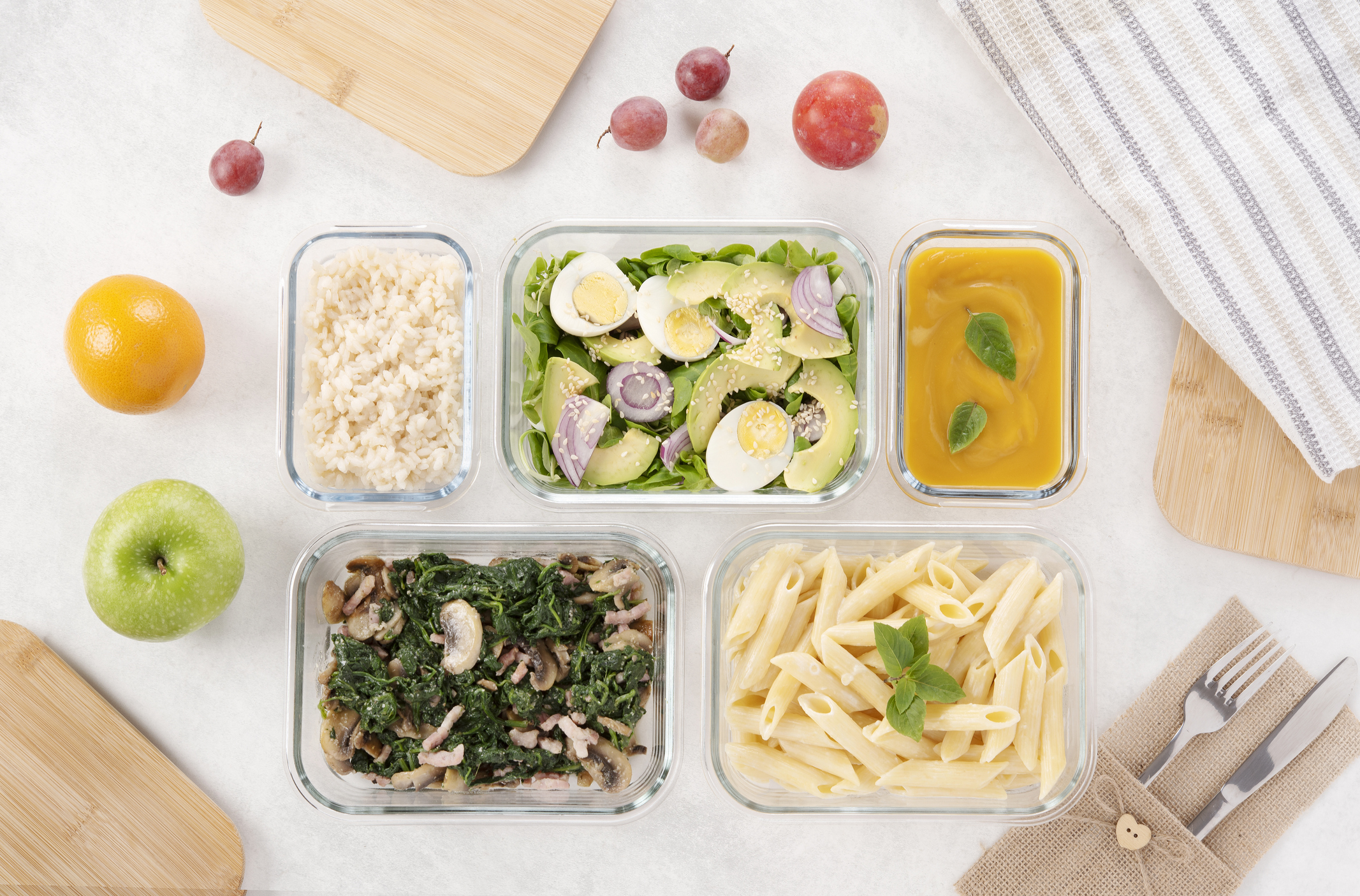 Aprovecha el meal prep para ahorrar tiempo, luz y gas