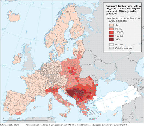 Calidad del aire en Europa 2022 Calidad del aire en Europa 2022