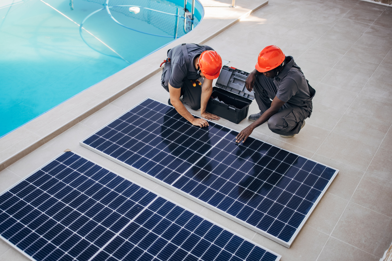 placa solar piscina