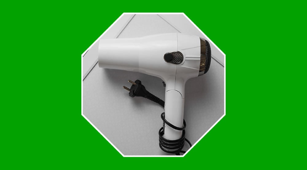 Consumo del secador de pelo, electrodomésticos eficientes