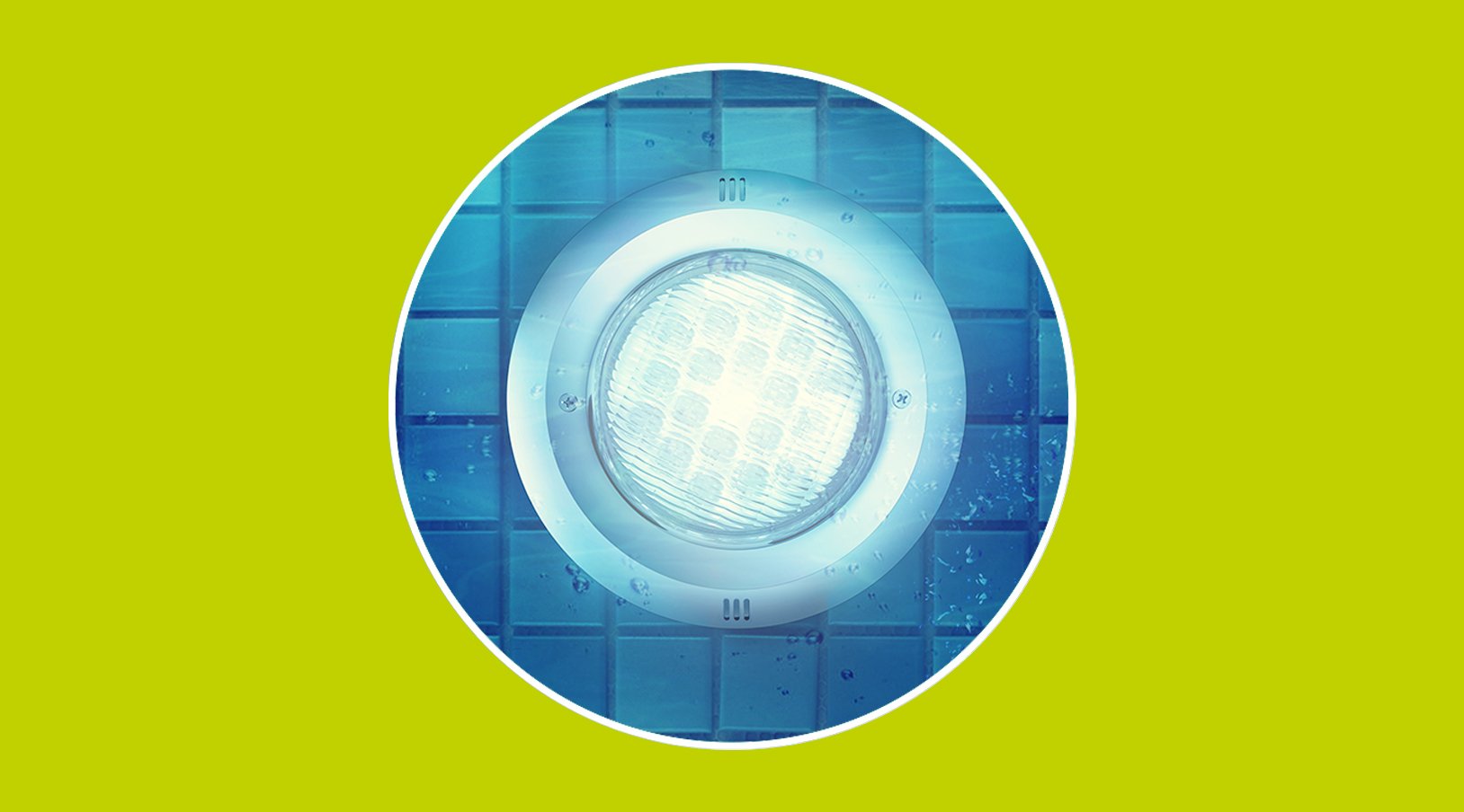 Iluminación de piscinas con luces LED
