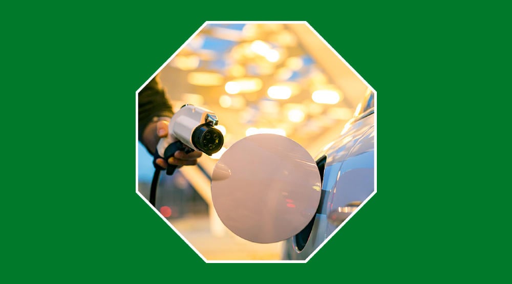 Electrolinera para cargar coches eléctricos