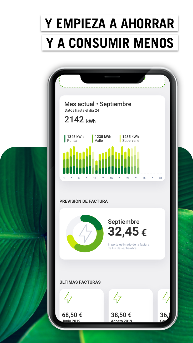 Cómo ahorrar mes a mes usando la aplicación clientes Yoigo LUZ Y GAS