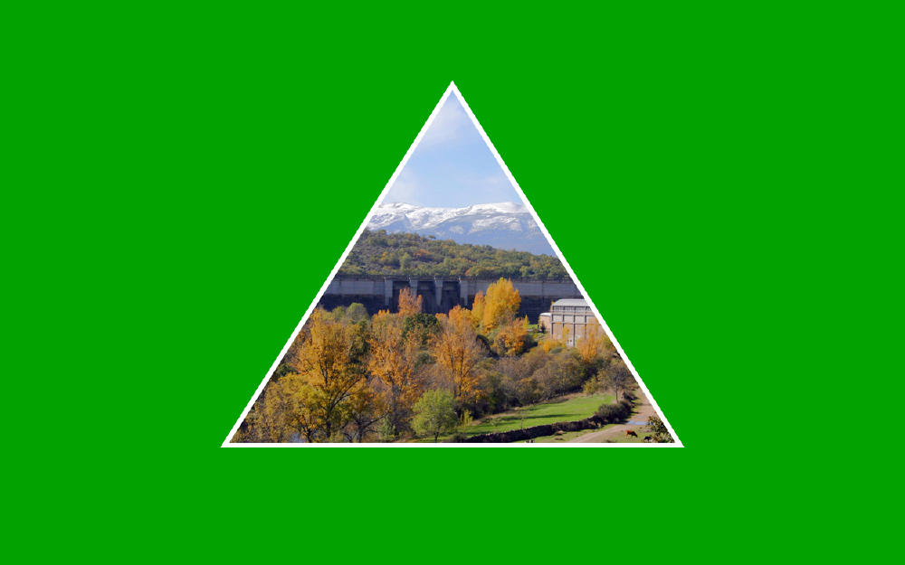 Presa de Pinilla y su central hidroeléctrica