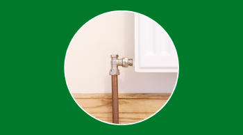 Cerrar el detentor del radiador para mayor eficiencia