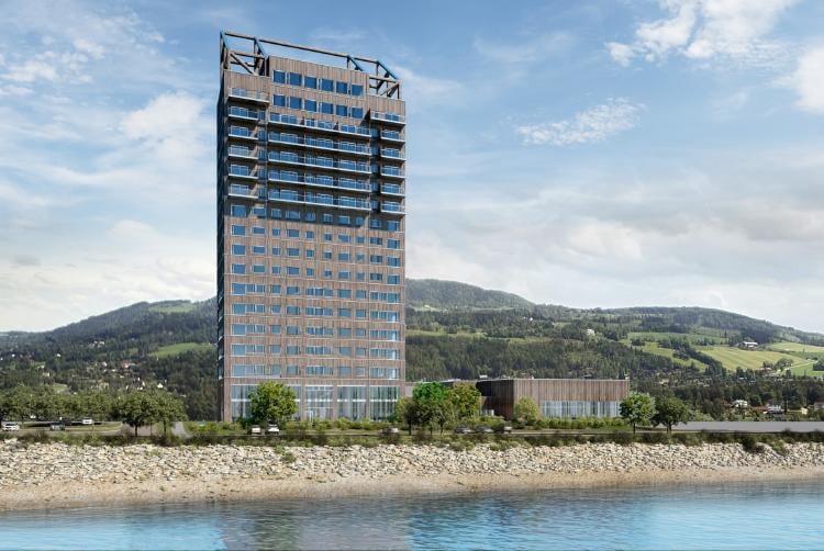 Mjøstårnet rascacielos Mjøstårnet rascacielos