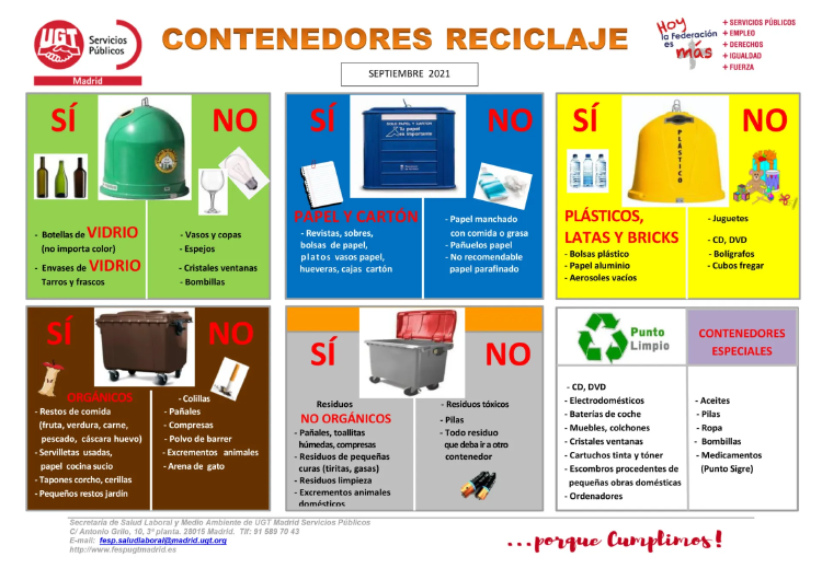 Contenedores de reciclaje Contenedores de reciclaje