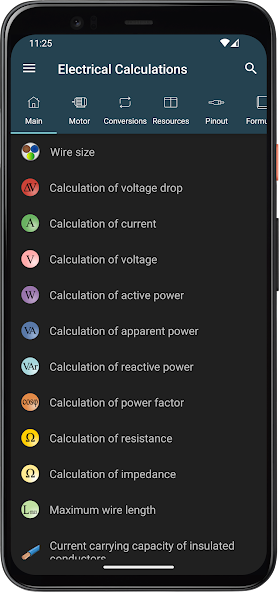 C&aacute;lculos el&eacute;ctricos