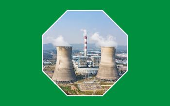 Imagen de una central nuclear
