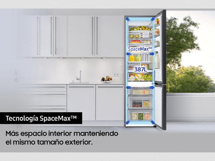 Frigorifico combi Samsung BESPOKE RB38A7B6AS9/EF No Frost Frigorifico combi Samsung BESPOKE RB38A7B6AS9/EF No Frost