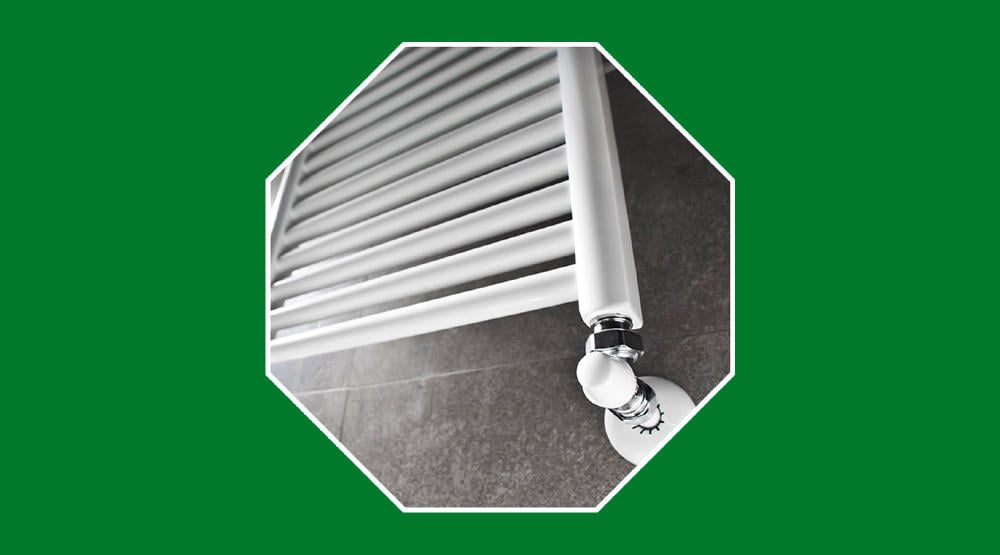 Radiador toallero, calefacción eficiente para el baño